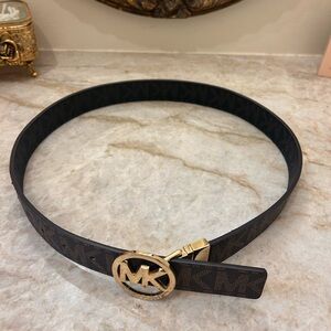 Michael Kors Double Sided Gold Women's Belt